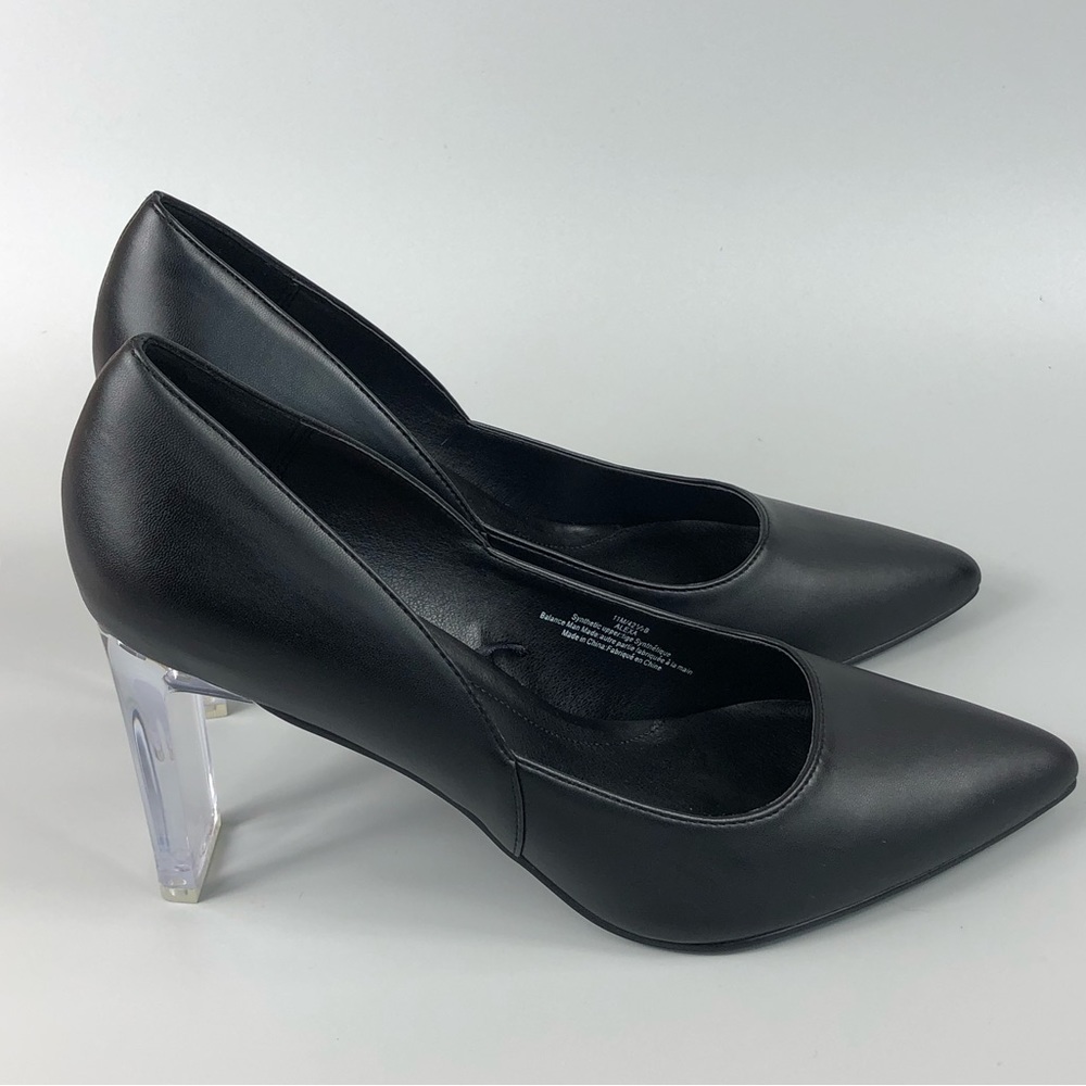 Marc Newyork By Andrew Marc Pointed Toe Clear Hee… - image 2